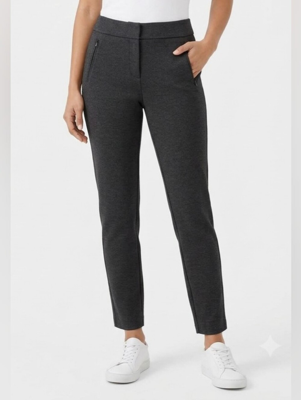 NWOT LOFT Dark Charcoal Skinny Pants Size 6